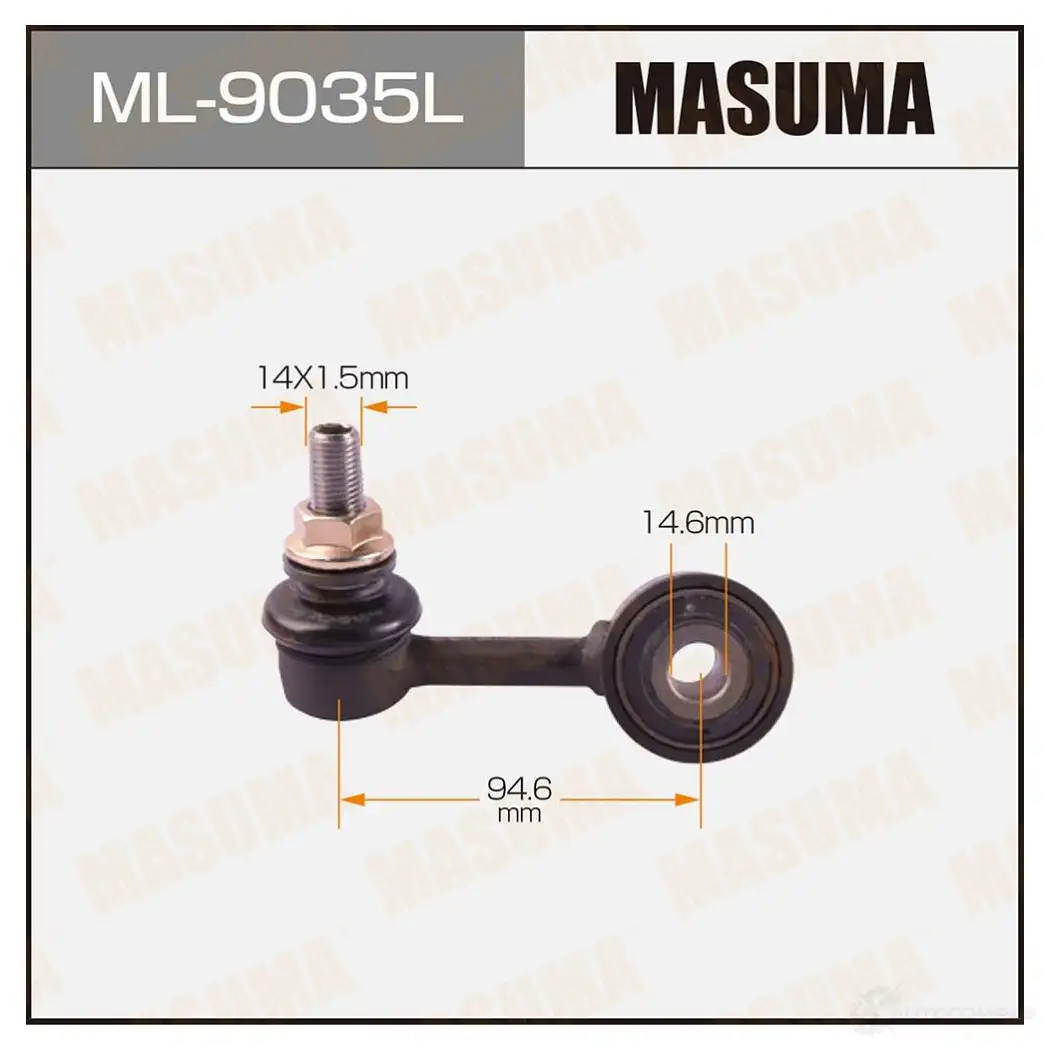 Стойка (линк) стабилизатора MASUMA K 4GJU ML-9035L 1422882812 изображение 0