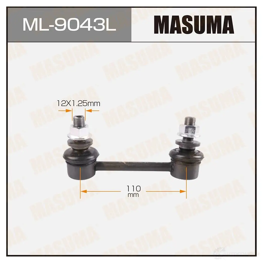Стойка (линк) стабилизатора MASUMA ML-9043L KJQ 06R 1422882805 изображение 0