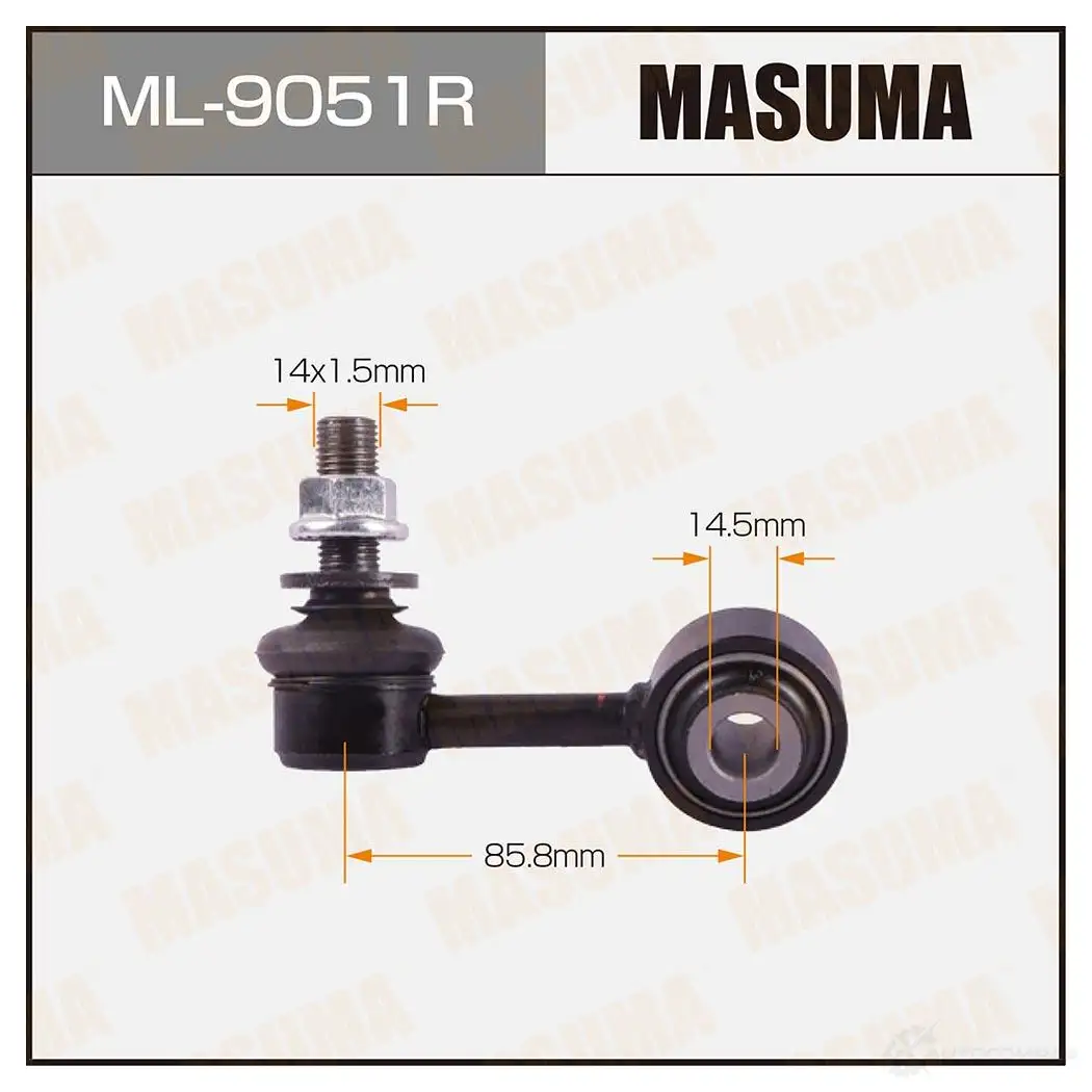 Стойка (линк) стабилизатора MASUMA 1439698421 ML-9051R M4EY6 G изображение 0