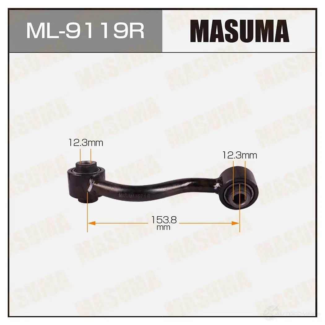 Стойка (линк) стабилизатора MASUMA ML-9119R 1422878822 QM SOZC изображение 0