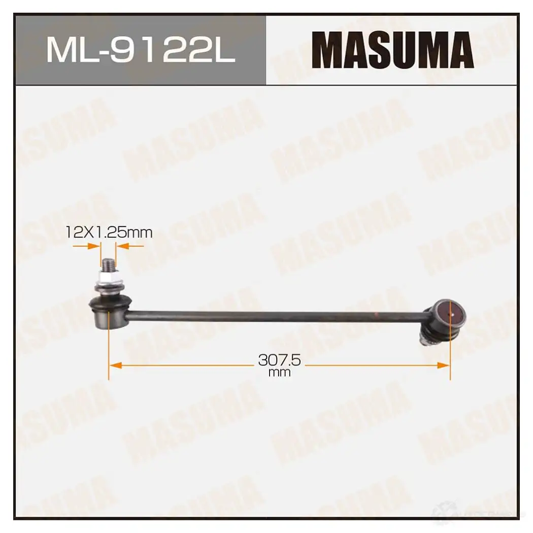 Стойка (линк) стабилизатора MASUMA 1422882820 ML-9122L TOE 5PS изображение 0