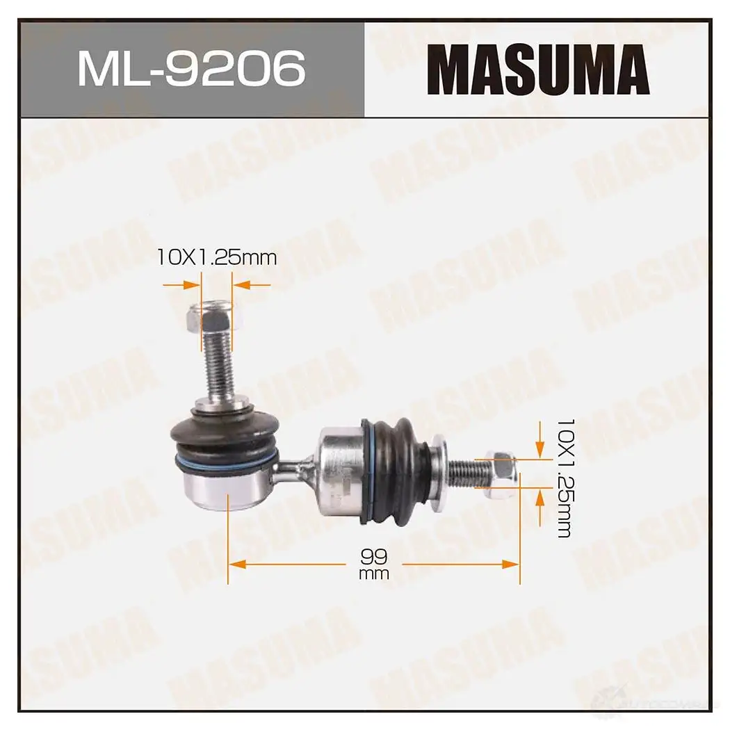 Стойка (линк) стабилизатора MASUMA G3H LMET ML-9206 1422882666 изображение 0