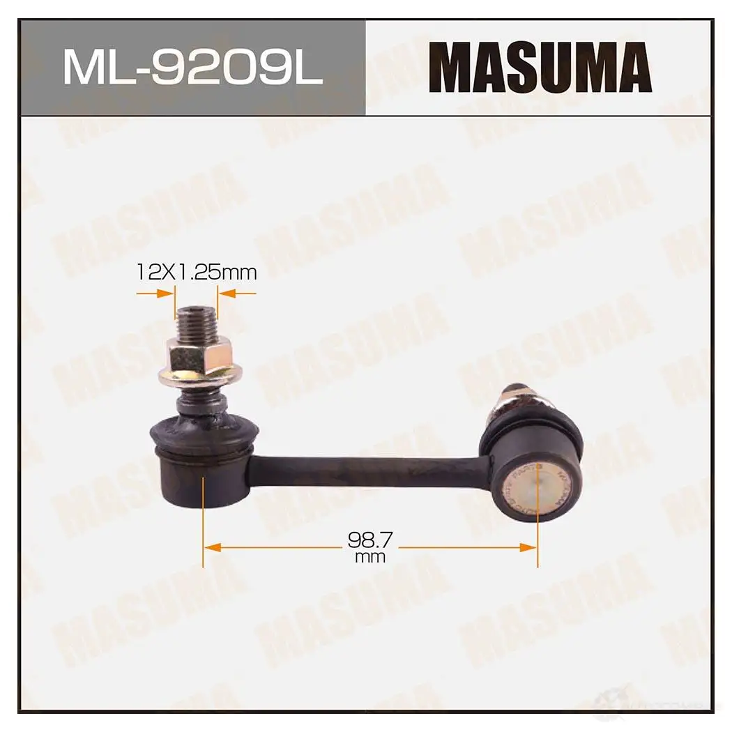 Стойка (линк) стабилизатора MASUMA 1422878877 ML-9209L AS I0ZC изображение 0