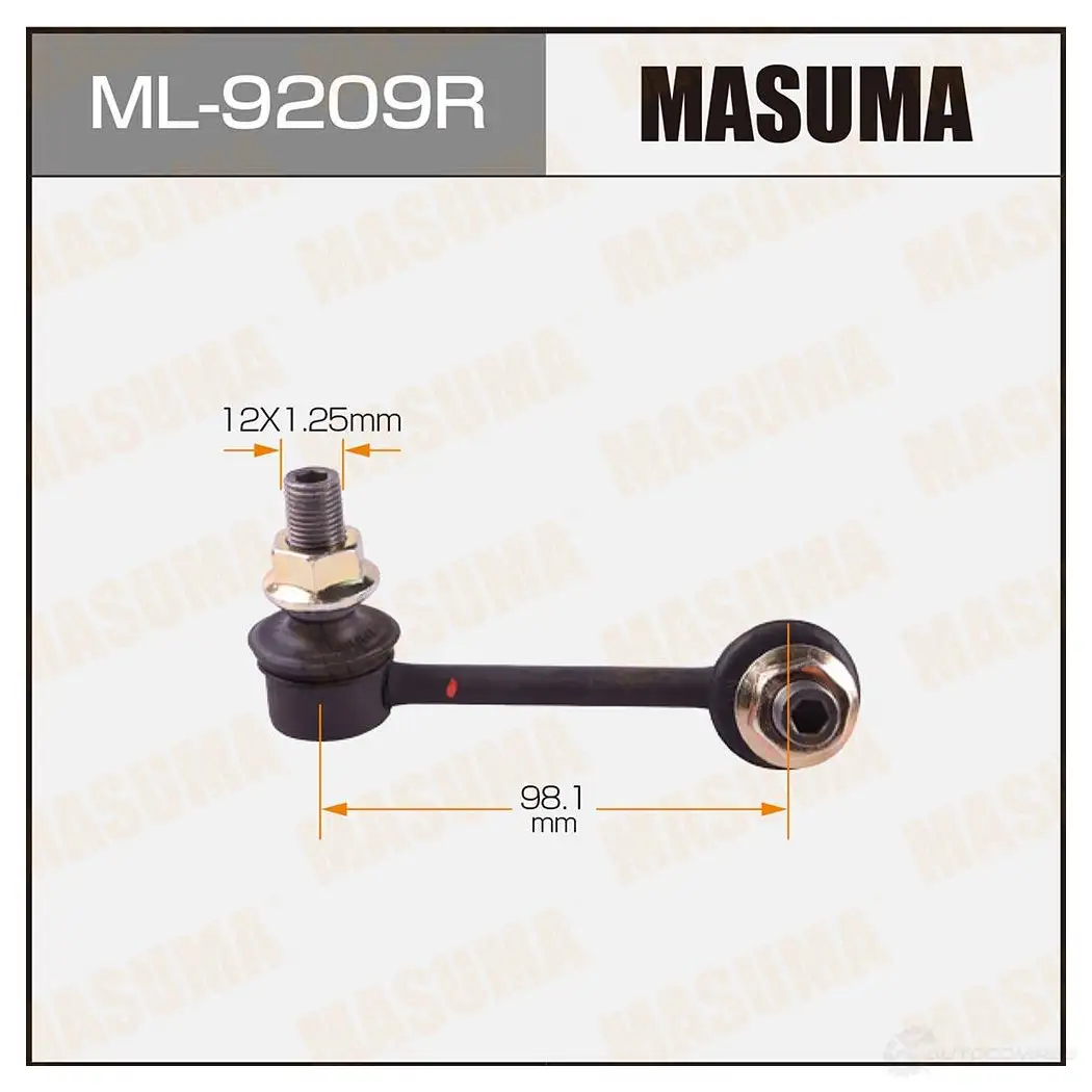 Стойка (линк) стабилизатора MASUMA 88D 26 ML-9209R 1422878876 изображение 0