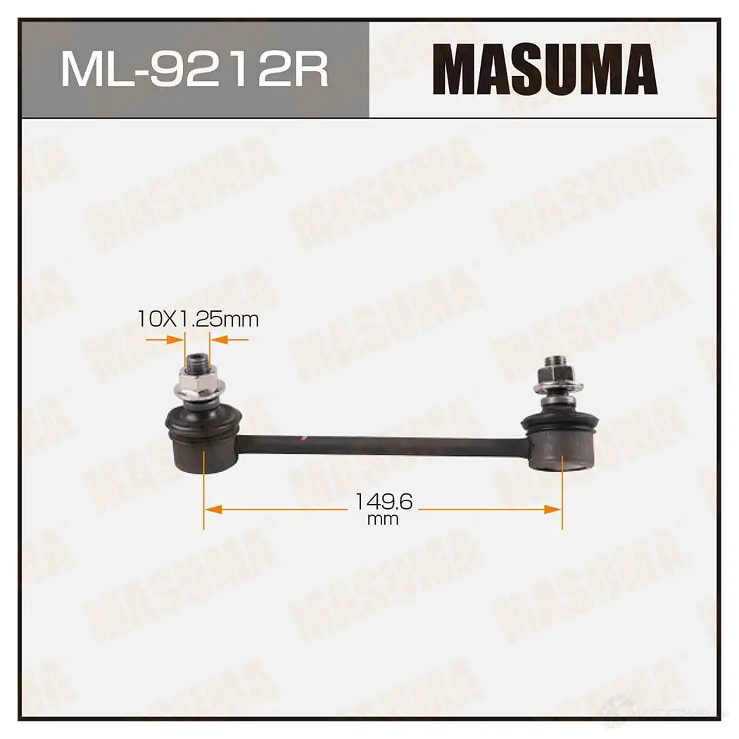 Стойка (линк) стабилизатора MASUMA 6E9 11L 1422878874 ML-9212R изображение 0