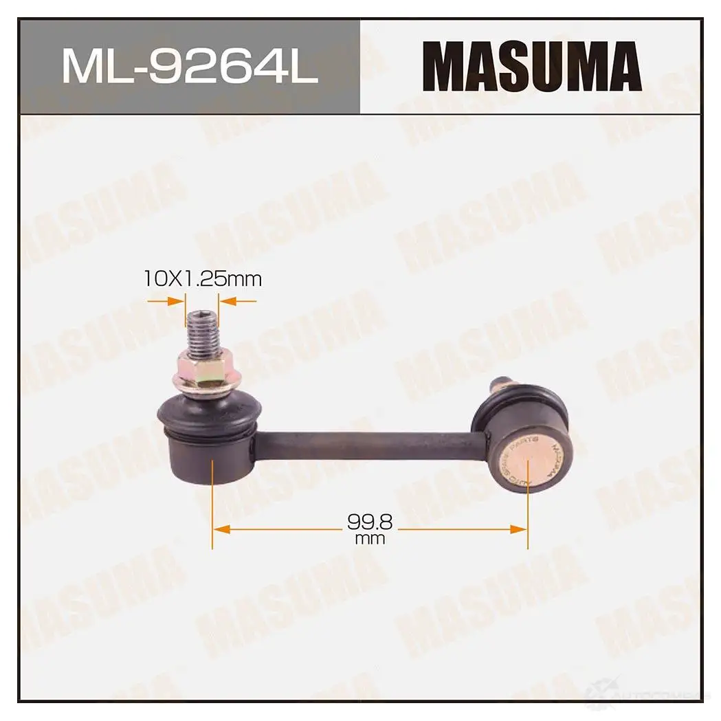 Стойка (линк) стабилизатора MASUMA 2GU E9 1422878871 ML-9264L изображение 0