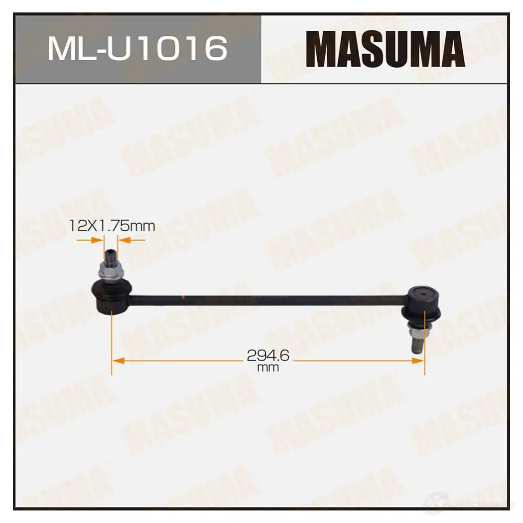 Стойка (линк) стабилизатора MASUMA ML-U1016 1439698464 RDJVV G изображение 0