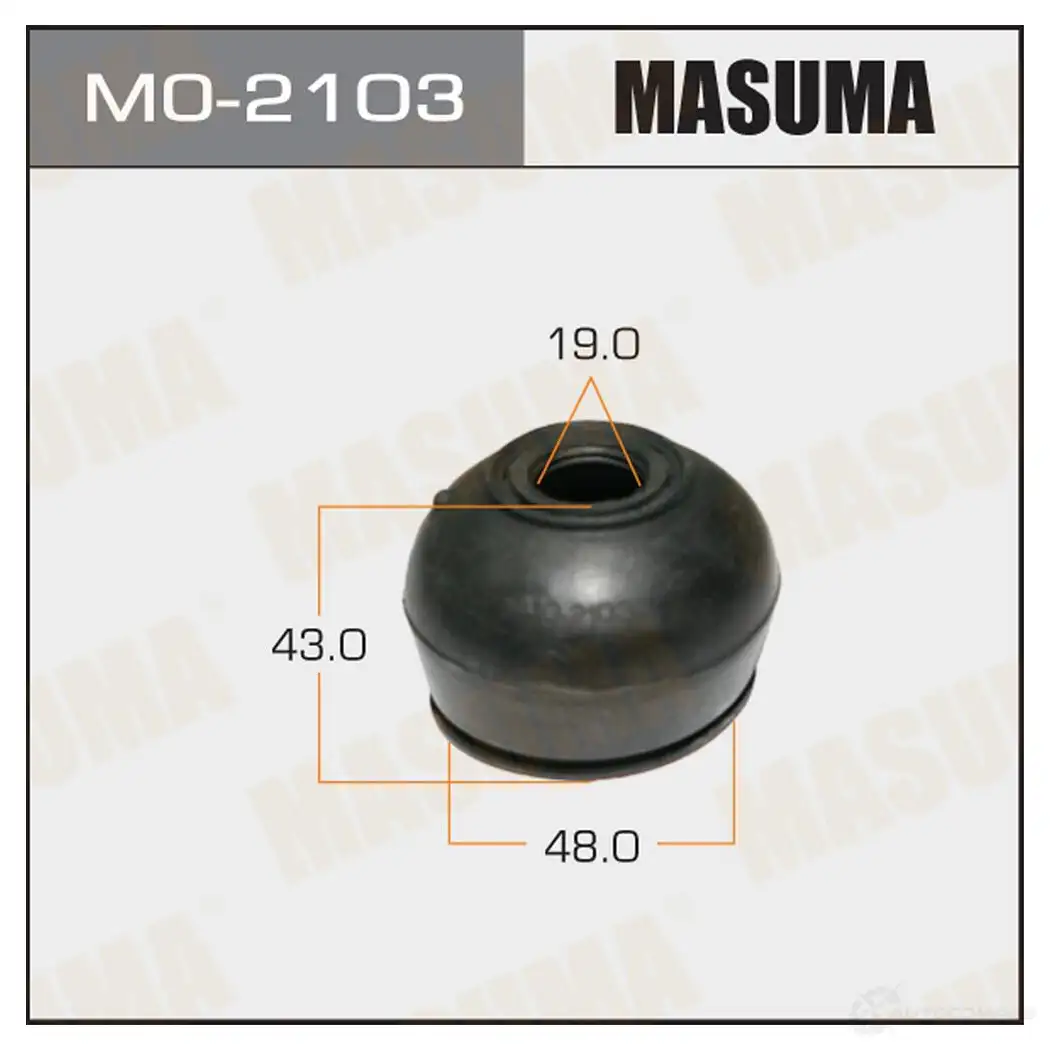 Пыльник шарового шарнира 20х48х43 уп. 10шт MASUMA MO-2103 9IX GFJI 1422881278