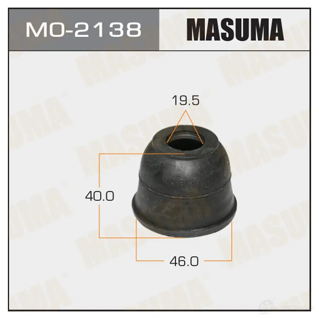 Пыльник шарового шарнира 19.5х46х40 уп. 10шт MASUMA 1422881288 PRFM5DJ MO2138 PHE6Y ZG