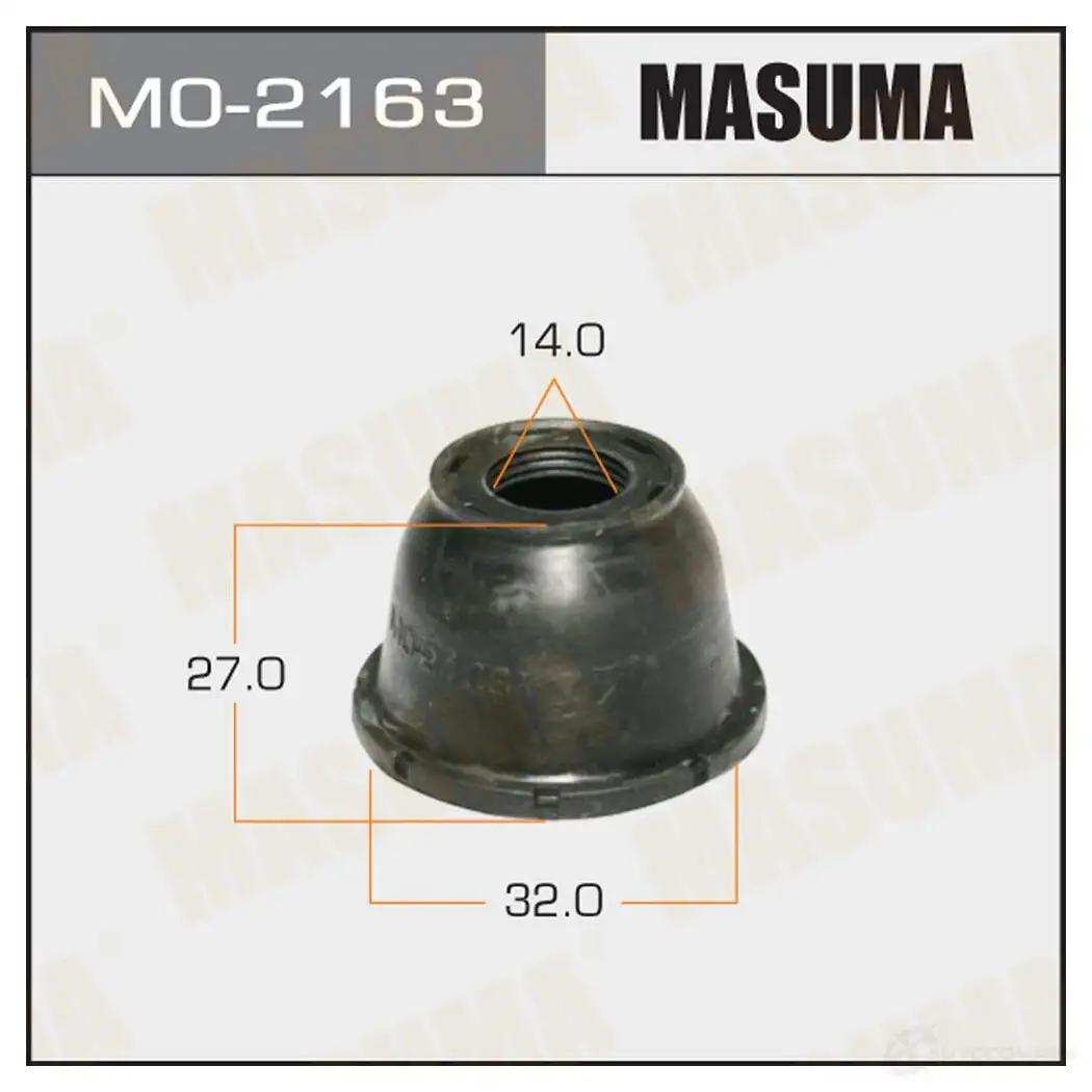Пыльник шарового шарнира 14х32х27 уп. 10шт MASUMA 1422881373 NPDZT U MO-2163