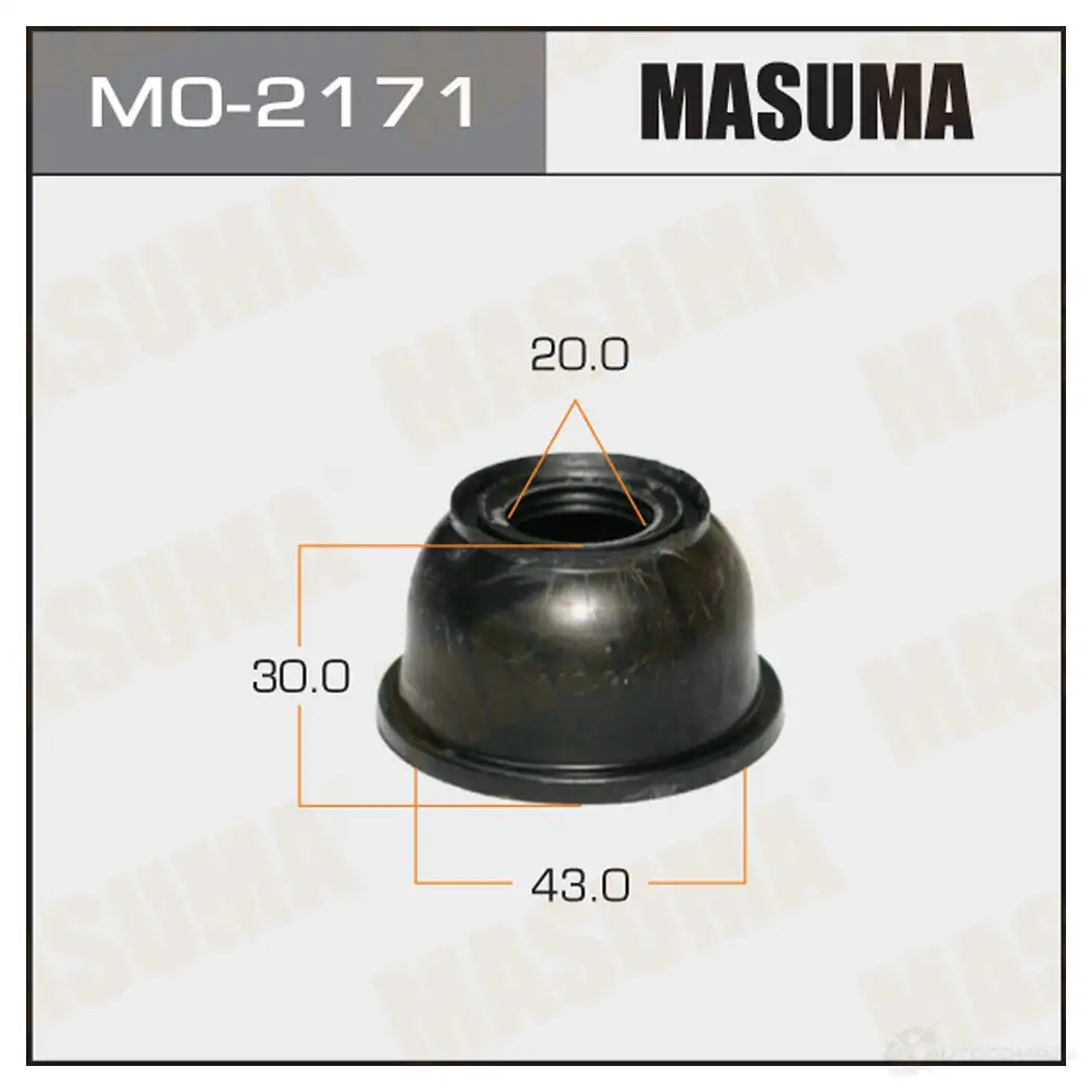 Пыльник шарового шарнира 20х43х30 уп. 10шт MASUMA FMW RN0 1422881281 MO-2171 изображение 0