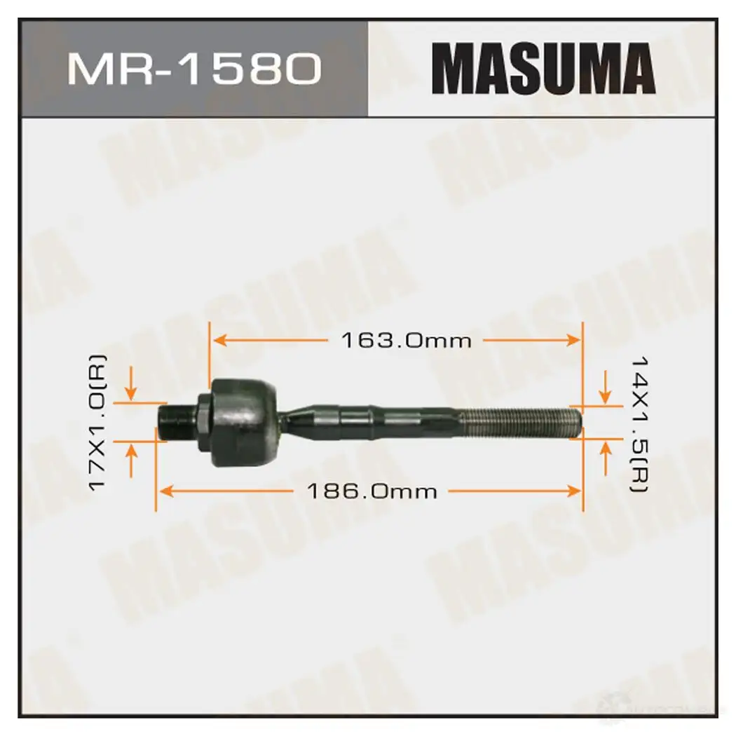 Тяга рулевая MASUMA MR-1580 90I9 C1N 1422881982 изображение 0