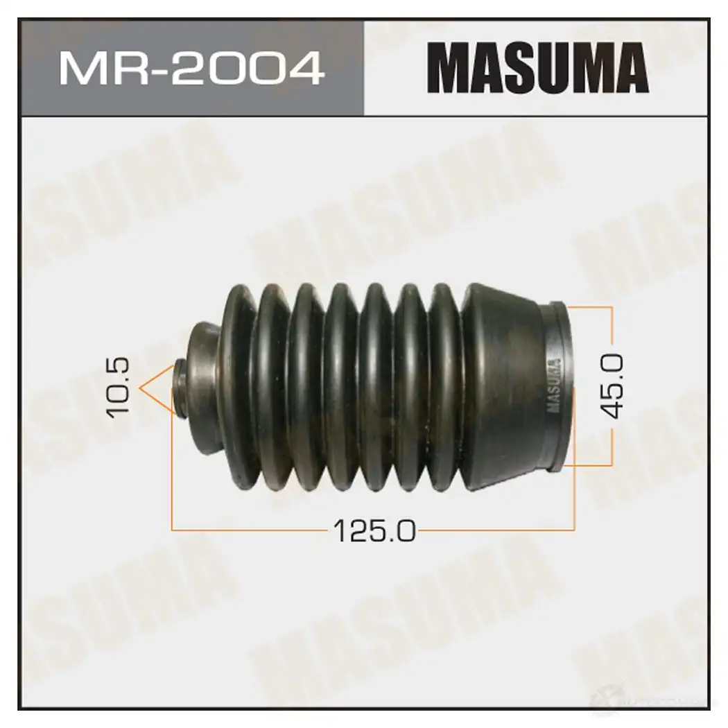 Пыльник рейки рулевой (резина) MASUMA E3MI 2 MR-2004 1422881358 изображение 0