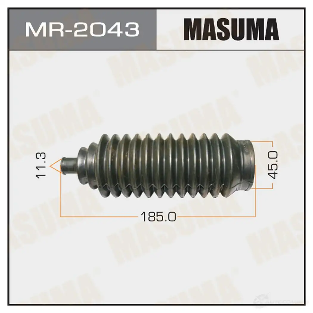 Пыльник рейки рулевой (резина) MASUMA MR-2043 7YL0S FL 1422881330 изображение 0