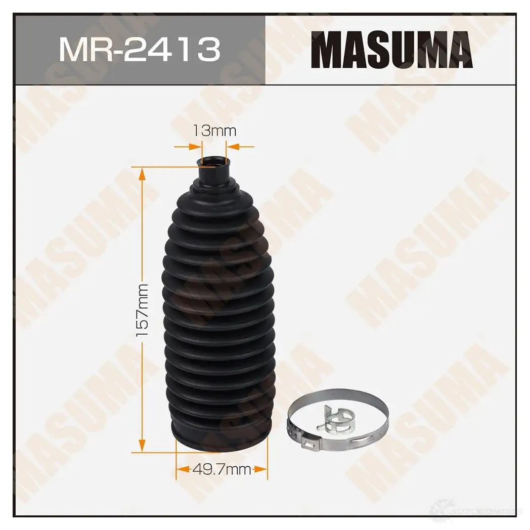 Пыльник рейки рулевой (пластик) MASUMA XJIR T8 1439698607 MR-2413 изображение 0