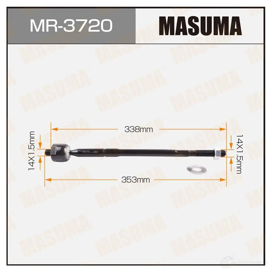 Тяга рулевая MASUMA 1422881969 MR-3720 BPU85 M изображение 0