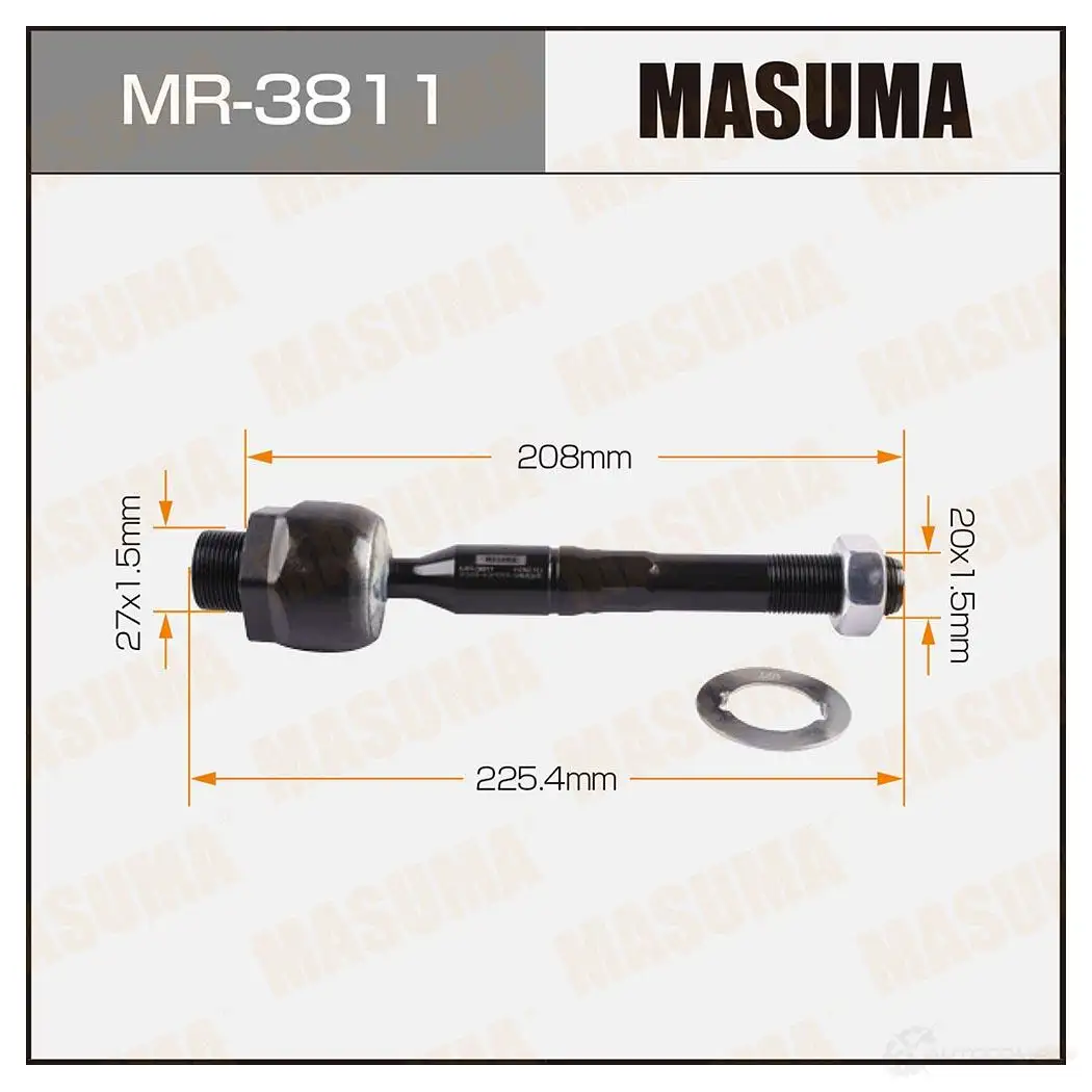 Тяга рулевая MASUMA MR-3811 VT9 G9UJ 1422882085 изображение 0