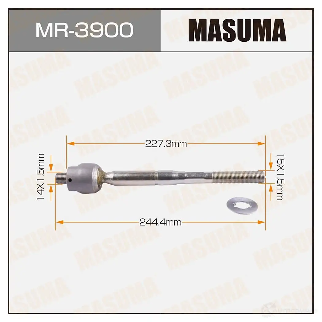 Тяга рулевая MASUMA 1422882093 MR-3900 FRHK2H Y изображение 0