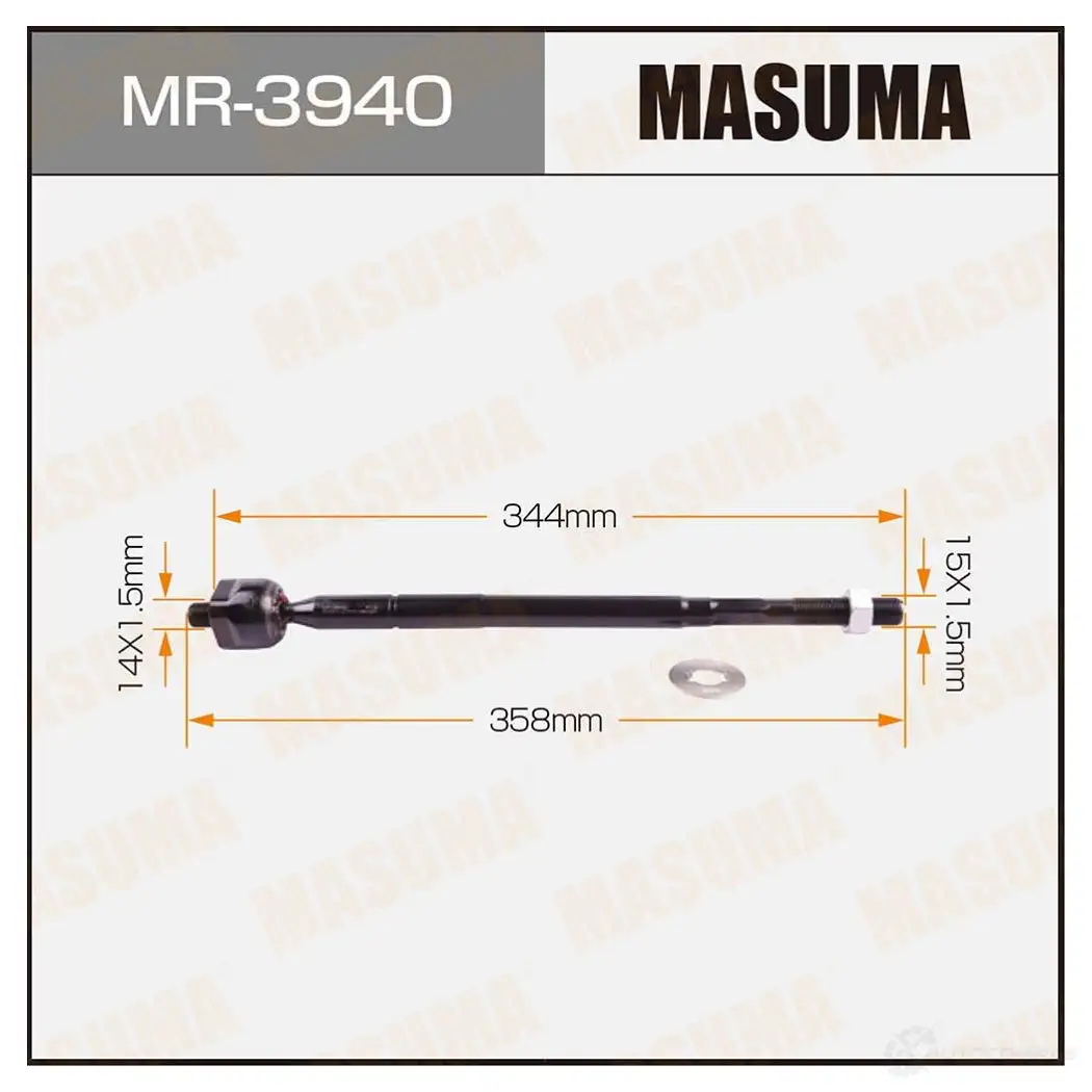 Тяга рулевая MASUMA 1422882081 D2 XWE74 MR-3940 изображение 0