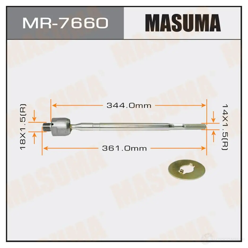 Тяга рулевая MASUMA MR-7660 NL TYGHU 1422881999 изображение 0