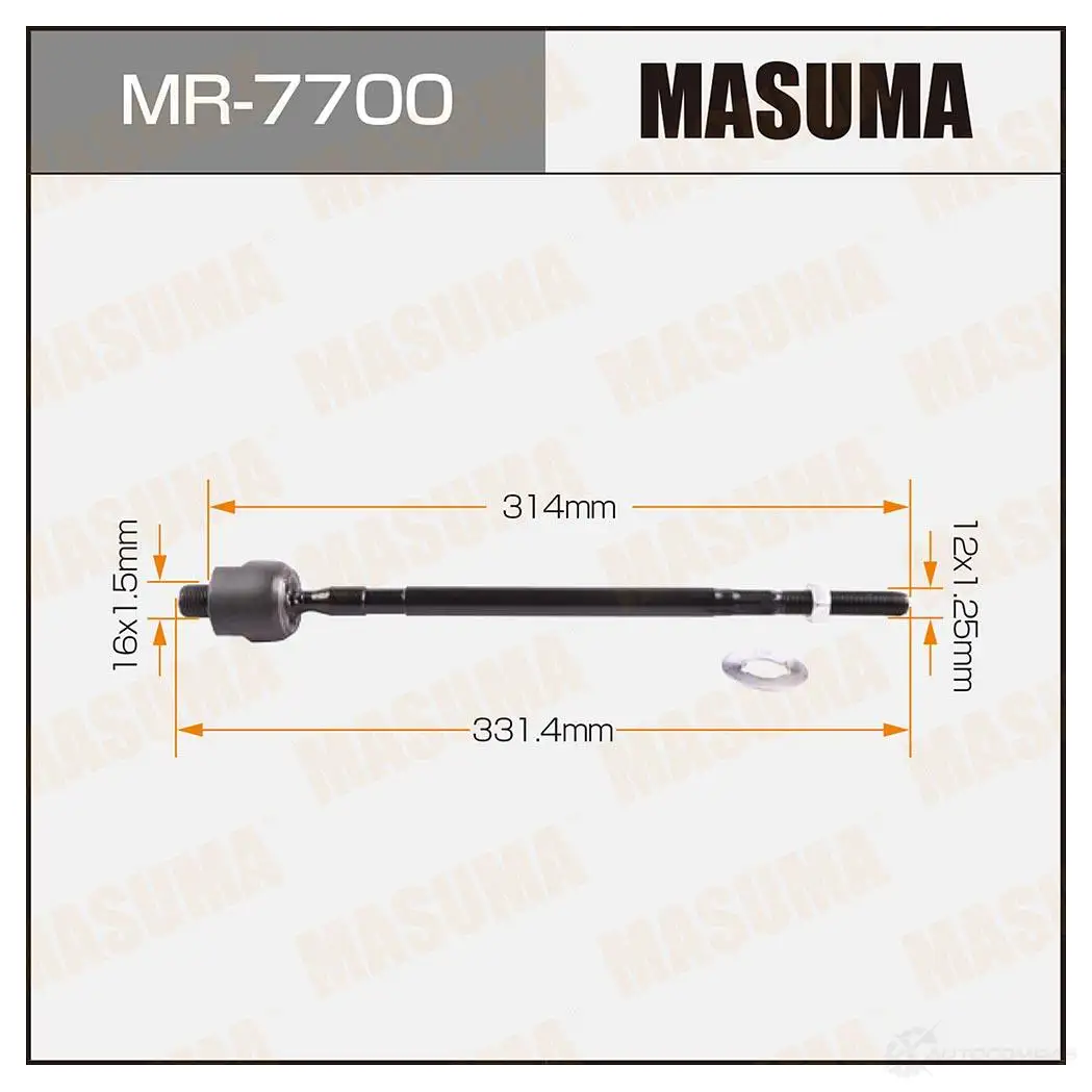 Тяга рулевая MASUMA MR-7700 J6 8WDH 1422881998 изображение 0