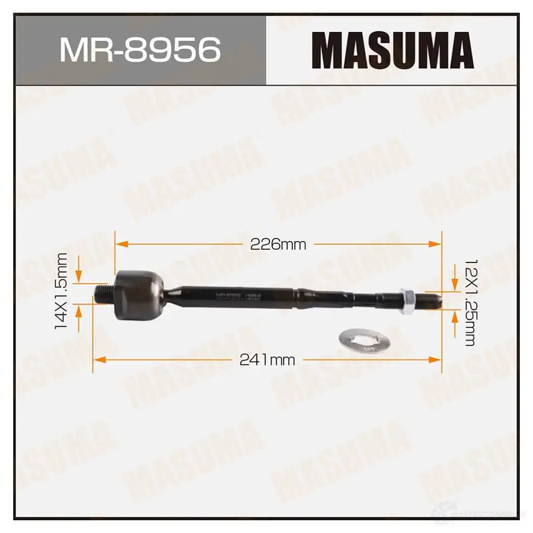 Тяга рулевая MASUMA 72Q8 DQ 1422882018 MR-8956 изображение 0