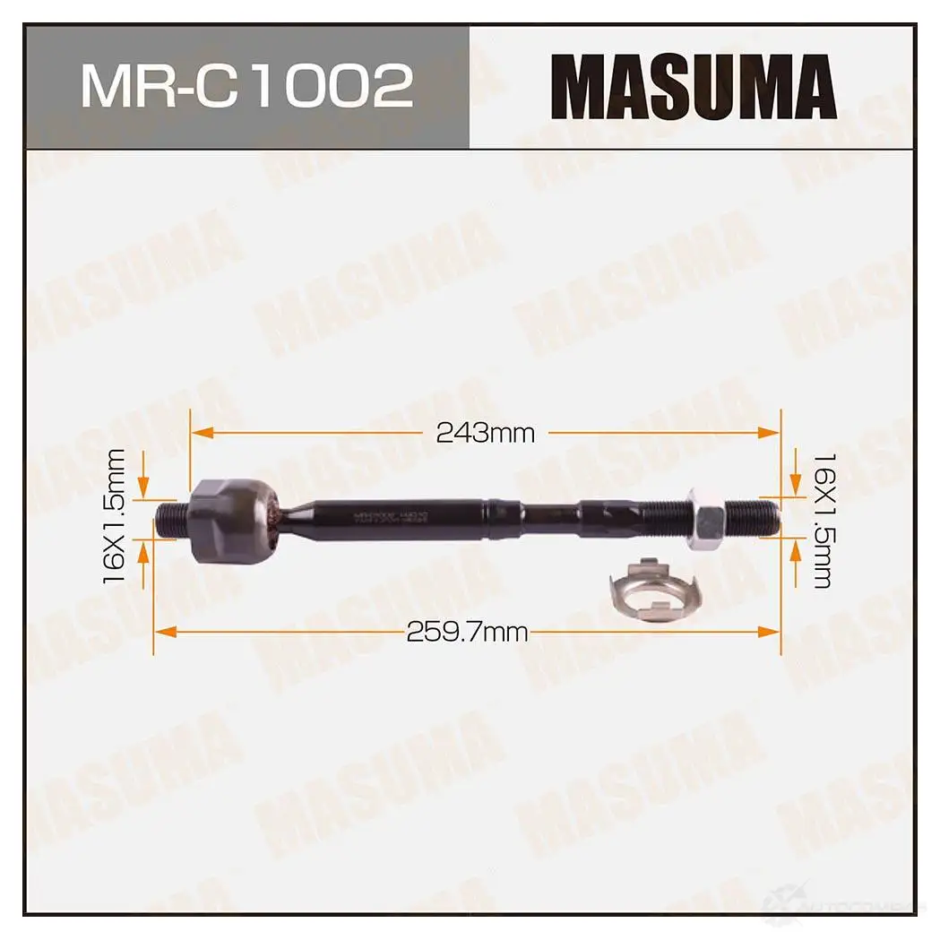 Тяга рулевая MASUMA MR-C1002 LPB JM 1422882039 изображение 0