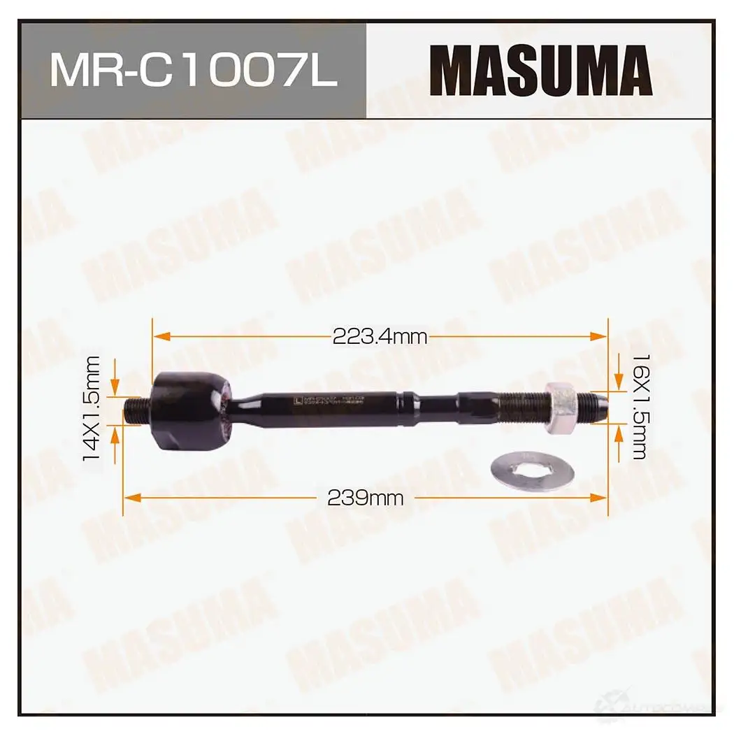 Тяга рулевая MASUMA 1422881965 MR-C1007L P8T DT изображение 0