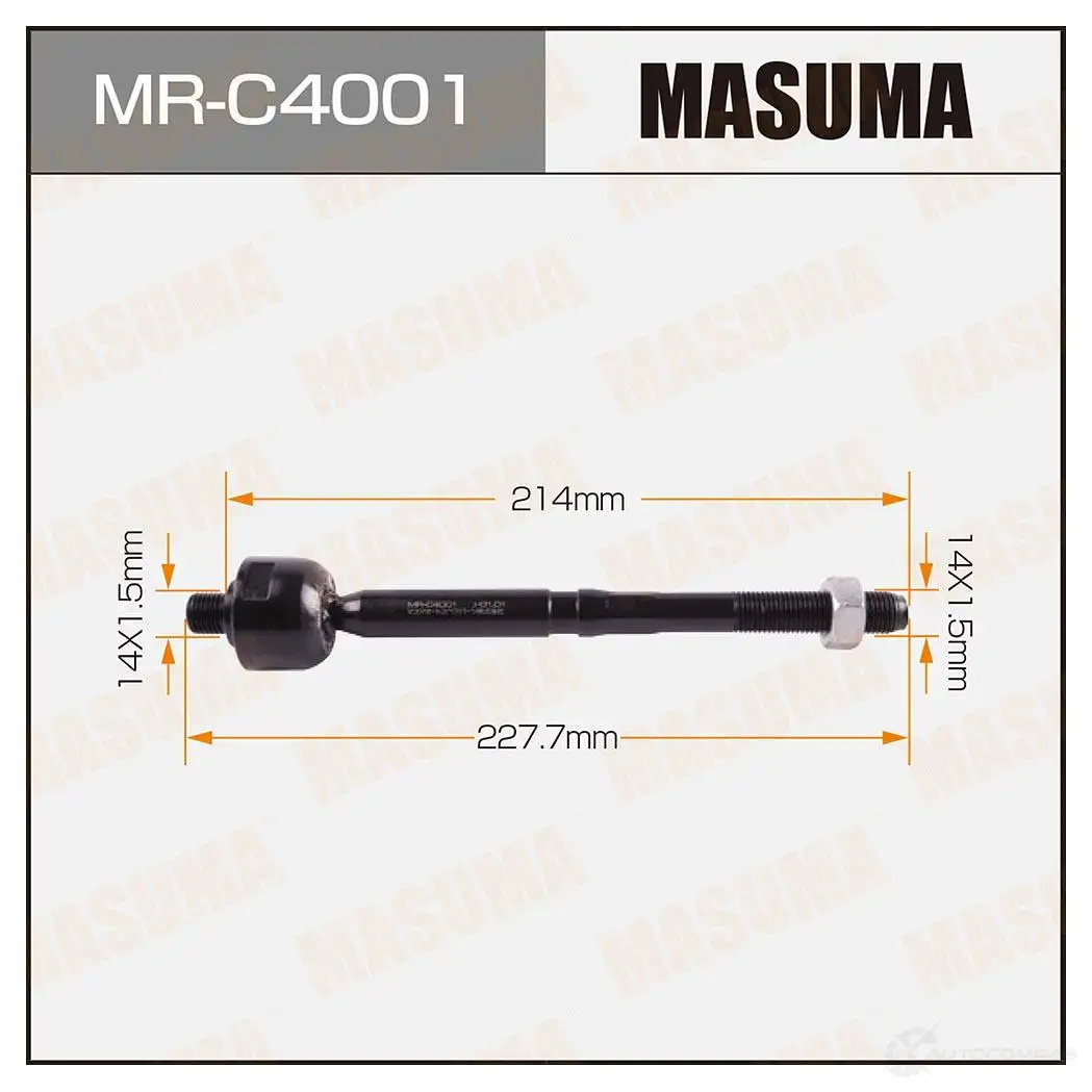 Тяга рулевая MASUMA MR-C4001 KJID S 1422882034 изображение 0