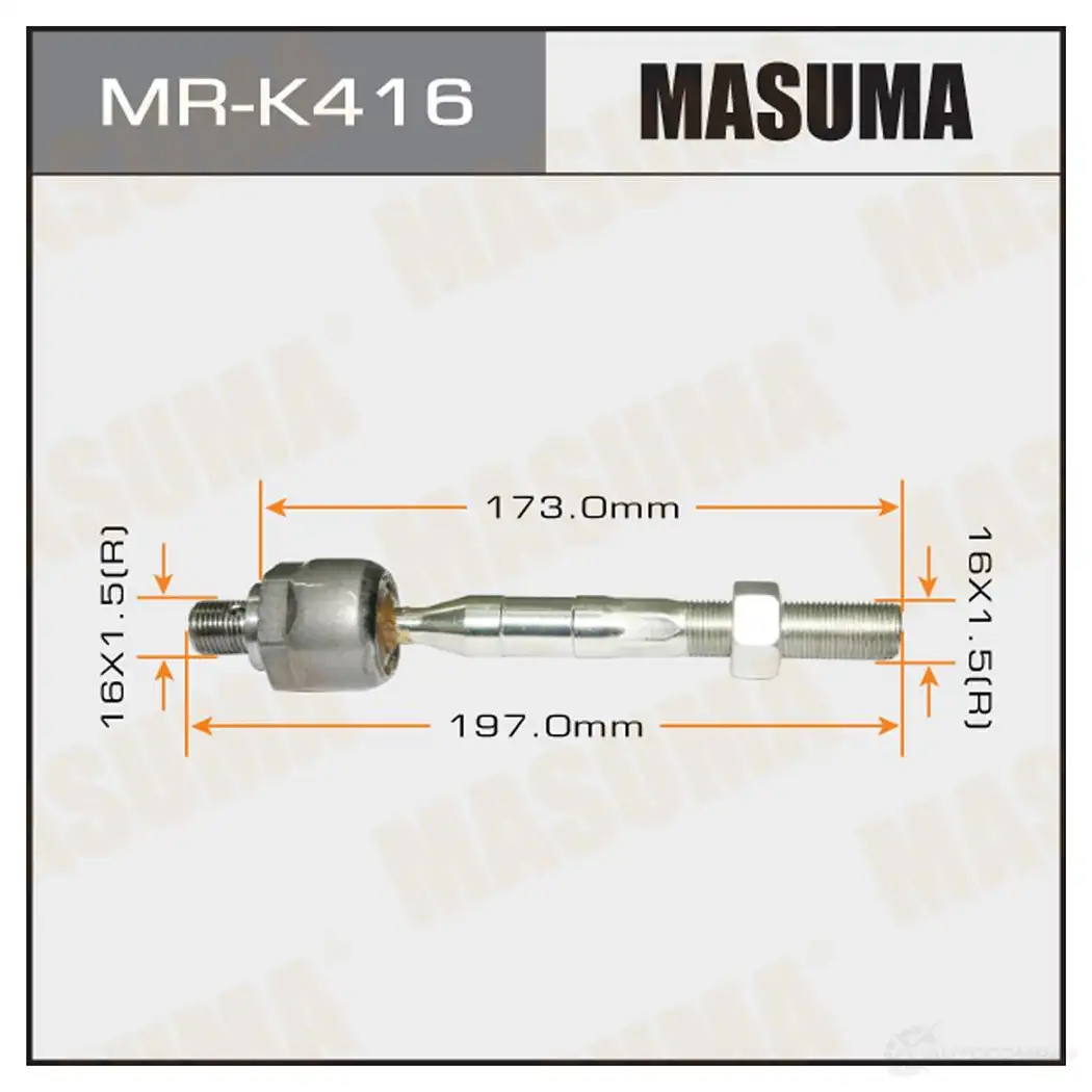 Тяга рулевая MASUMA MR-K416 1422881956 5ESDZ 4I изображение 0