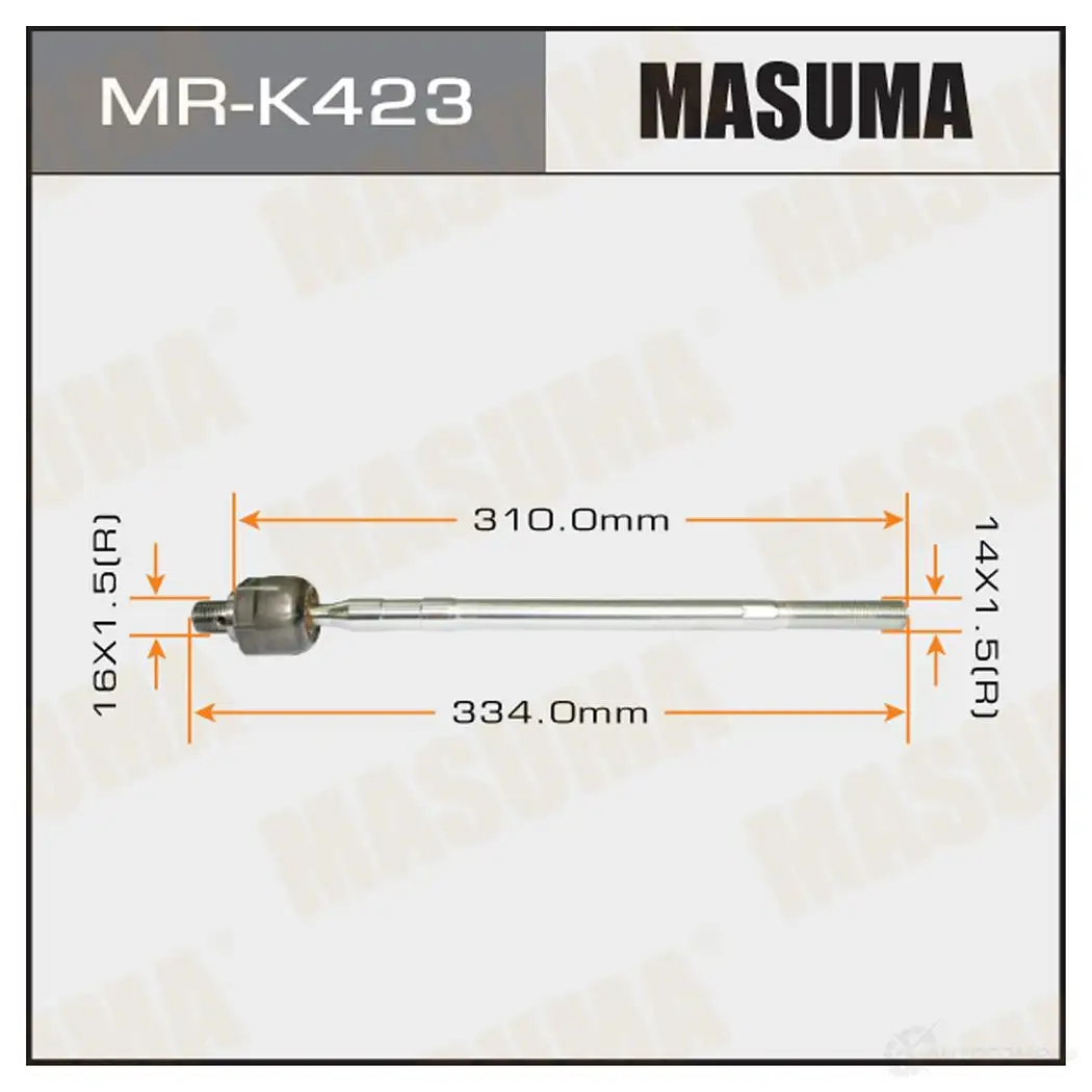 Тяга рулевая MASUMA F3 E4CKR MR-K423 1422881951 изображение 0