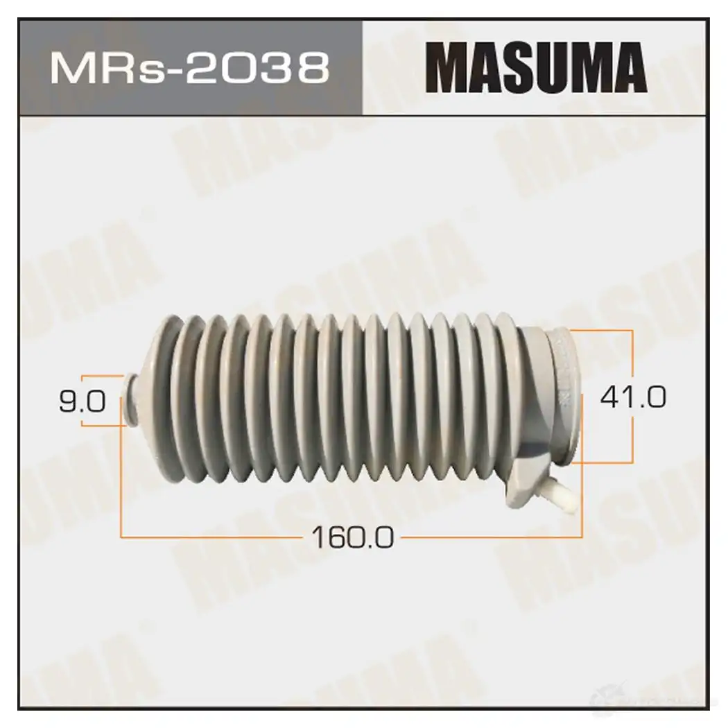 Пыльник рейки рулевой (силикон) MASUMA LBI H9 MRs-2038 1422881339 изображение 0