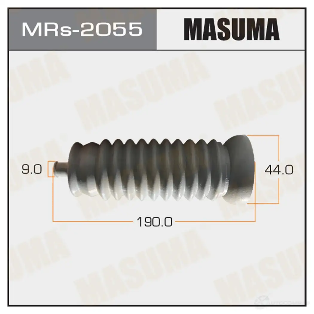 Пыльник рейки рулевой (силикон) MASUMA 1422881336 97MX U MRs-2055 изображение 0