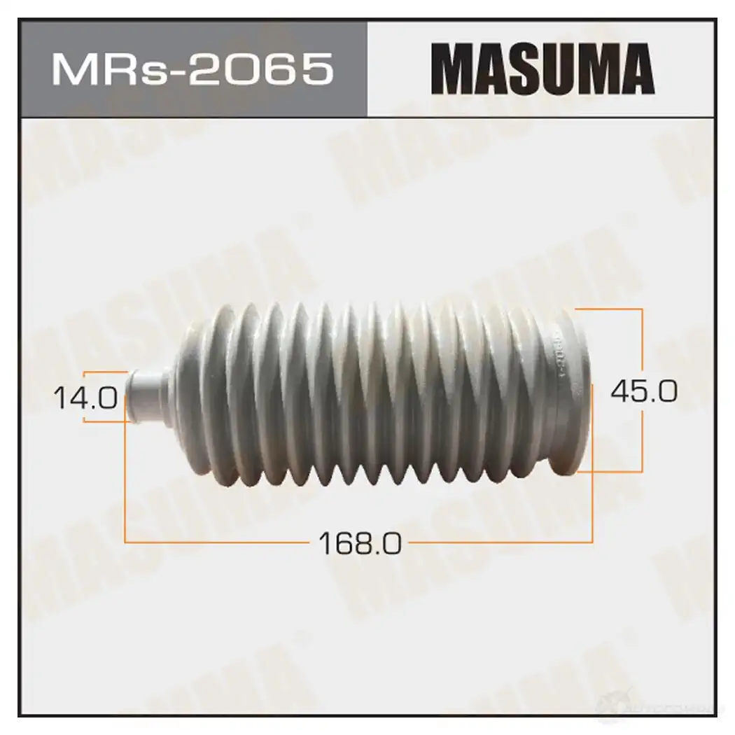 Пыльник рейки рулевой (силикон) MASUMA 1422881335 MRs-2065 UJN HD изображение 0