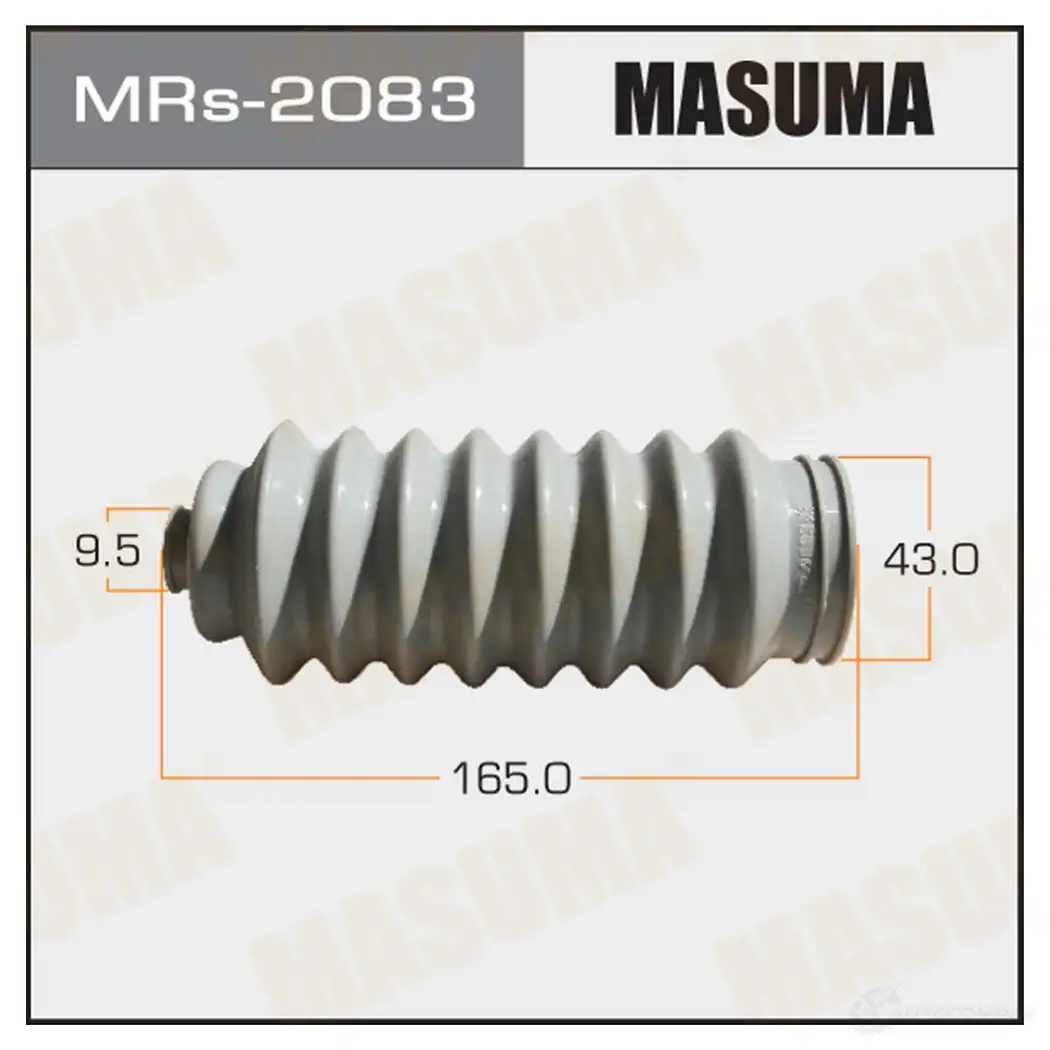 Пыльник рейки рулевой (силикон) MASUMA 7ZM PP 1422878945 MRs-2083 изображение 0