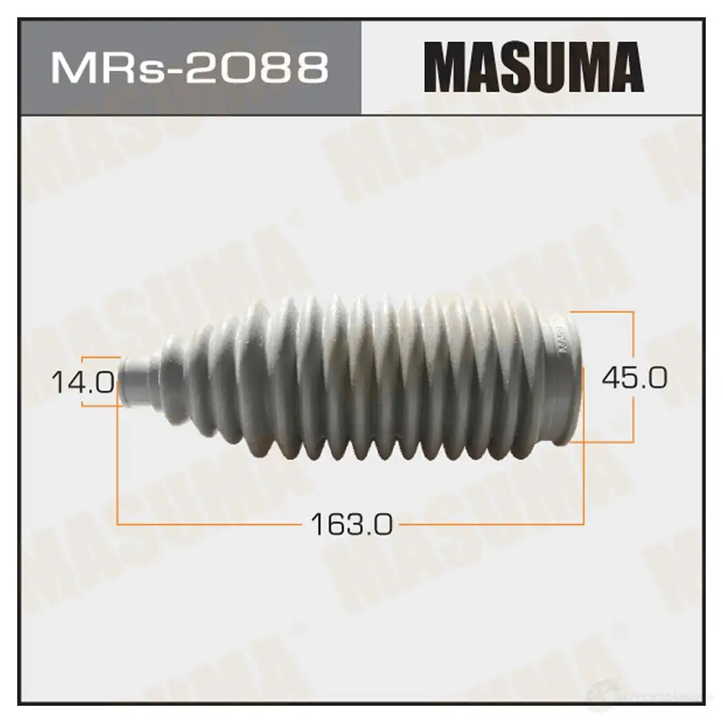 Пыльник рейки рулевой (силикон) MASUMA 1422878943 9E JRPQN MRs-2088 изображение 0