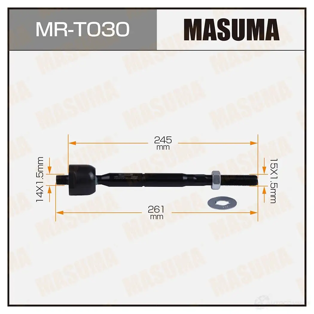 Тяга рулевая MASUMA XI 1TYH 1439698636 MR-T030 изображение 0
