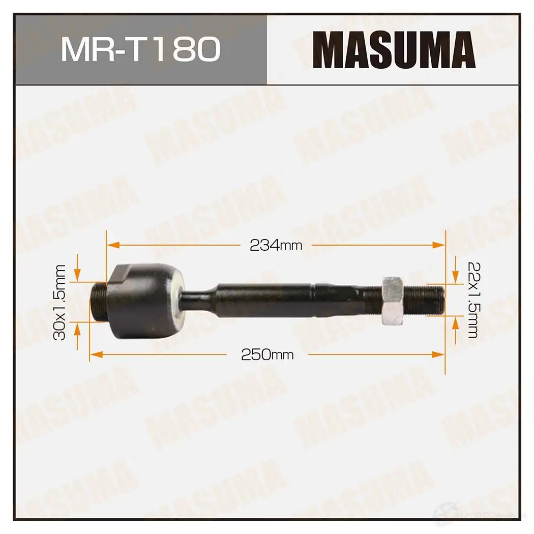 Тяга рулевая MASUMA MR-T180 1439698638 8FLUNI J изображение 0