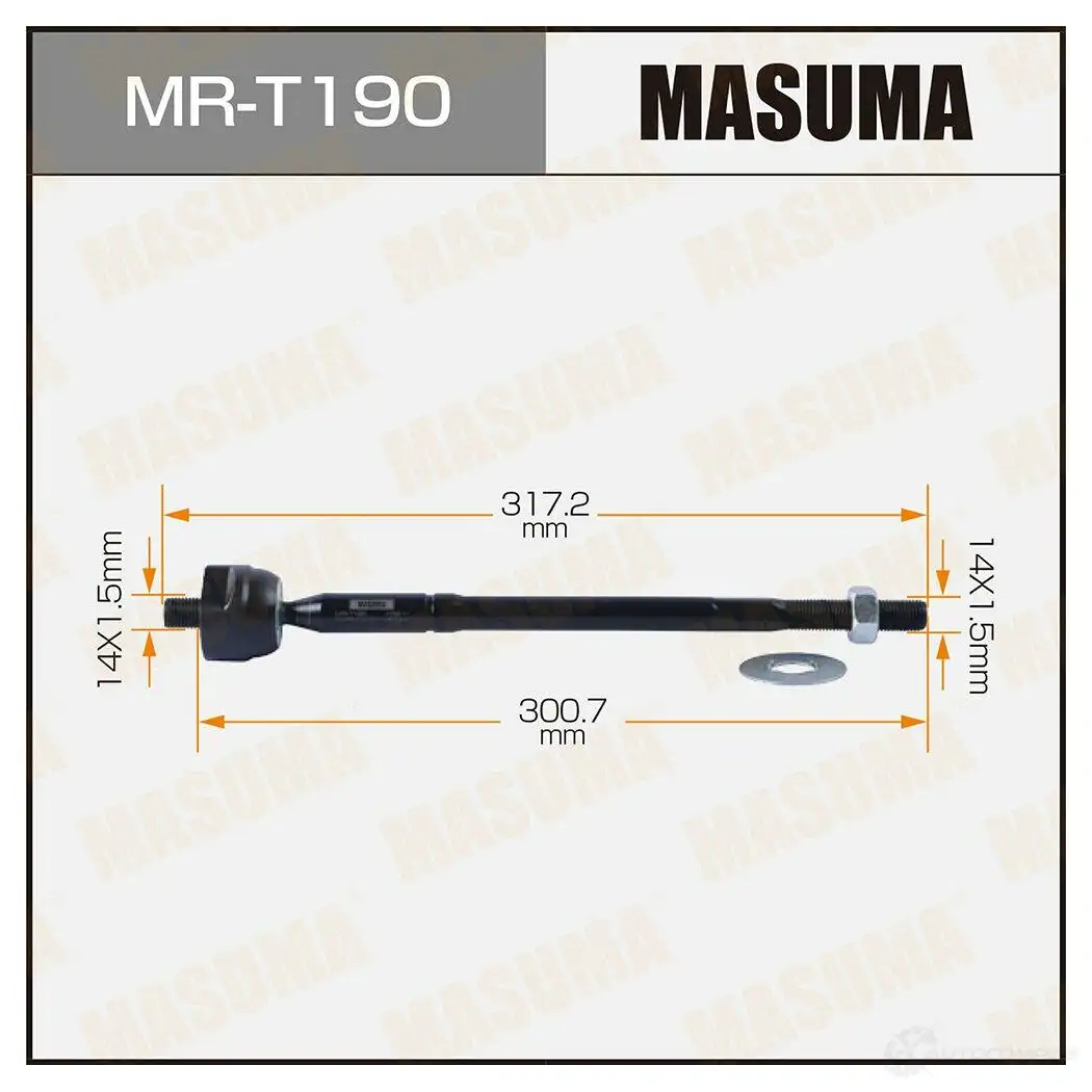 Тяга рулевая MASUMA 1439698639 EV W99X MR-T190 изображение 0