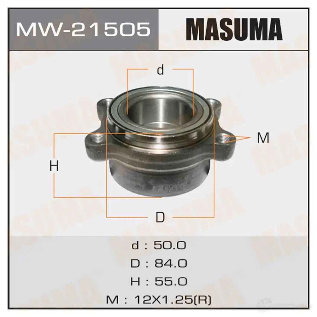 Ступичный узел MASUMA 1422879392 NNK BW0 MW-21505 изображение 0