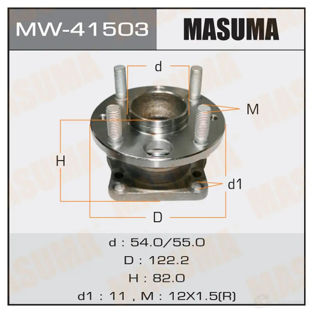 Ступичный узел MASUMA 51I S9OV MW-41503 1422879404