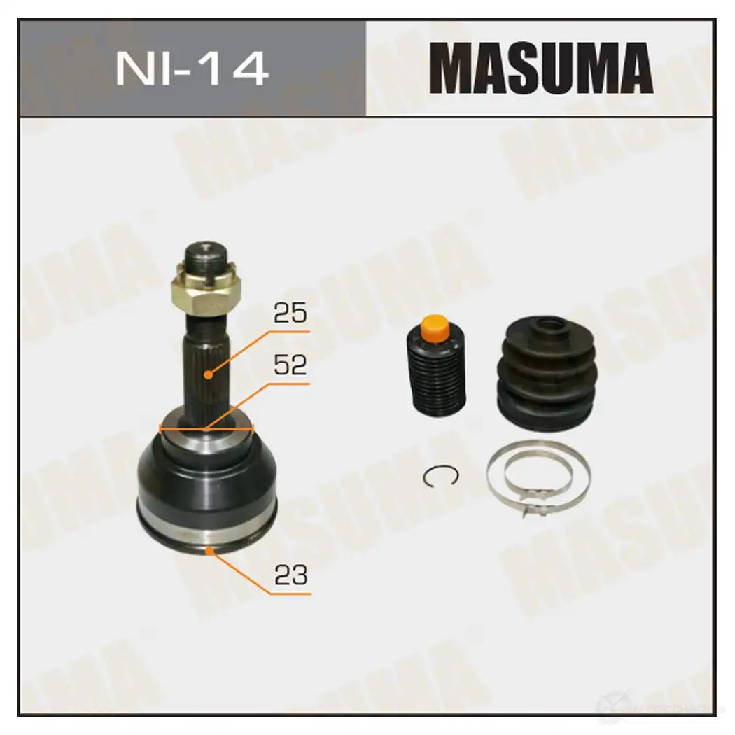 ШРУС наружный MASUMA J BOTI 1422879772 NI-14