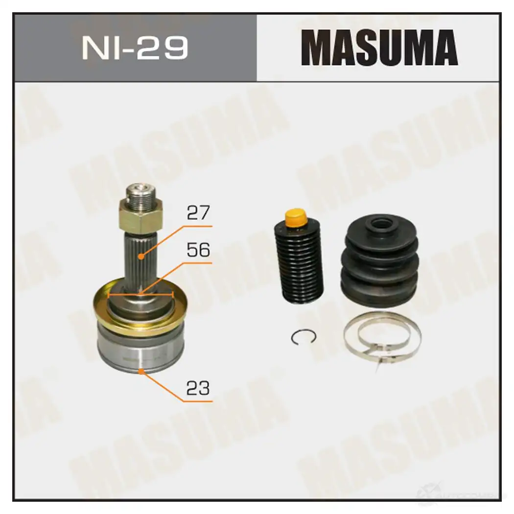 ШРУС наружный MASUMA HY S90 1422879769 NI-29 изображение 0