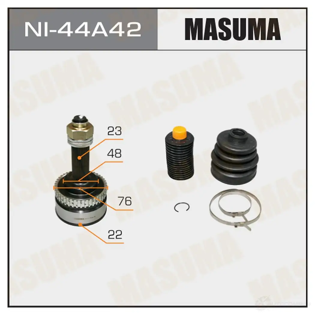 ШРУС наружный MASUMA 1422879766 MGJJ K9 NI-44A42