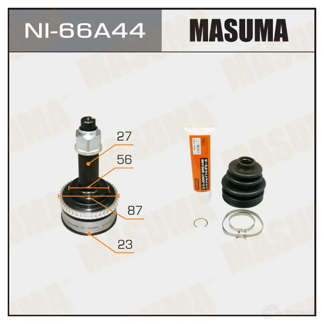 ШРУС наружный MASUMA 1422879304 NI-66A44 S D9RM