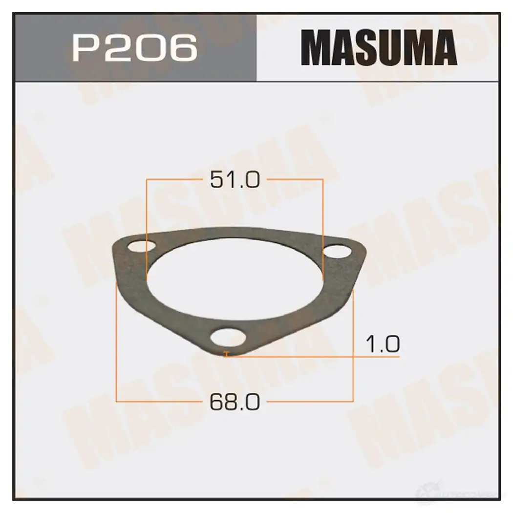 Прокладка термостата MASUMA M2 PHD P206 1422884976 изображение 0