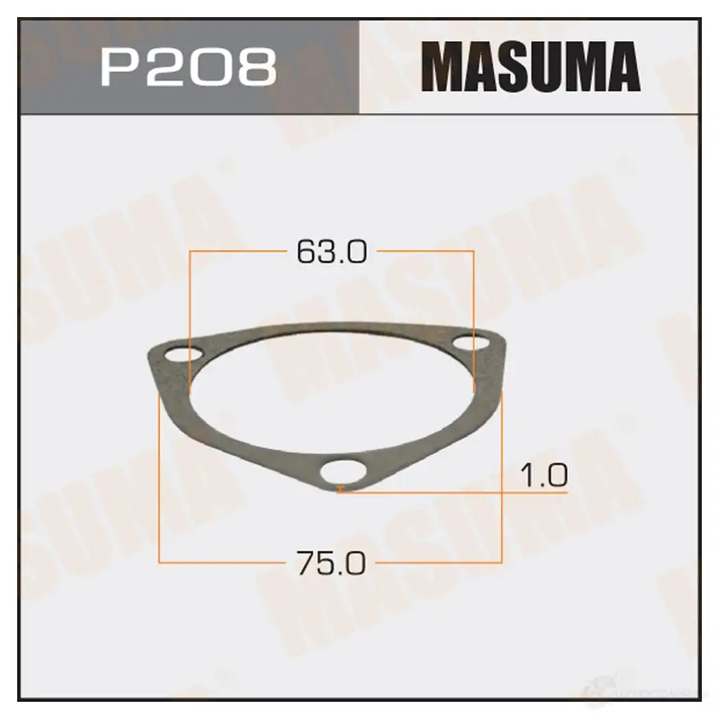 Прокладка термостата MASUMA 1422884974 P208 IR1M1N 0 изображение 0