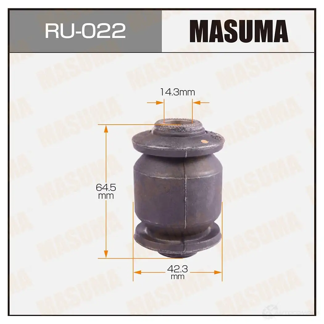 Сайлентблок MASUMA RU-022 QWV EZ00 1422881017 изображение 0