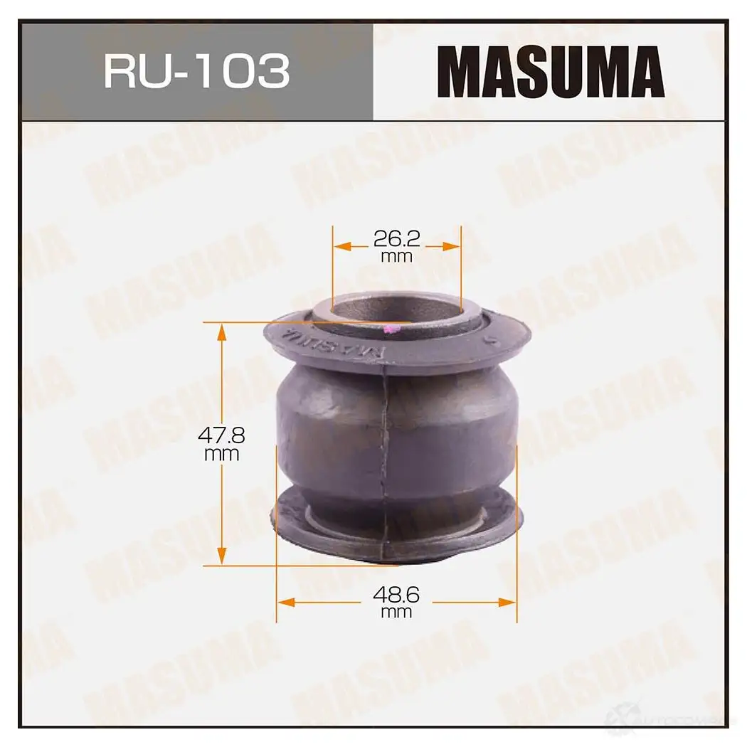 Сайлентблок MASUMA RU-103 1422879082 9 Z9L0GM изображение 0