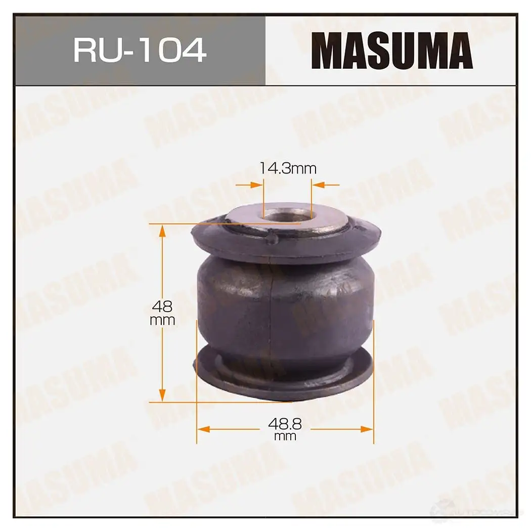 Сайлентблок MASUMA T4Z3F Z RU-104 1422880990 изображение 0